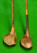 Pair of Tom Trapp Woods to include a socket neck spoon and a scare neck brassie