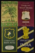 Selection of Official Cricket Souvenir Booklets to include 1939 West Indies Cricket Tour, 1957