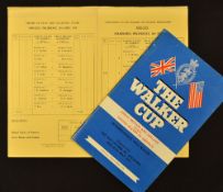 1971 Walker Cup official signed golf programme - played at St Andrews and signed by future U.S Major