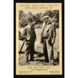 1950 Lucifer Golfing Society "Empire Golfers Gathering" real photograph of James Braid and Carlton