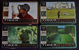 Set of Tiger Woods Grand Slam Nike Golf balls - Collectors Series celebrating Tiger Wood's Grand