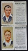 1934 John Player & Sons 'Cricketers 1934' Cigarette Cards a set of 50 cards, appear in good