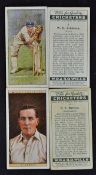 1929 Wills's Cigarette Cards 'Cricketers' a set of 50 cards, appear in generally good condition