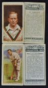 1928 Wills's Cigarette Cards 'Cricketers 1928' a set of 50 cards, with some faults to a few cards,