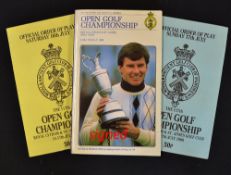 1988 Open golf Championship official programme signed by the winner Seve Ballesteros-played at Royal