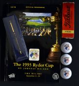 1993 Ryder Cup golf selection - to include the original programme held at The Belfry, Johnny