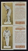 1934 Carreras Cricket Cigarette Cards 'A series of 50 Cricketers' a set of 50 cards, general