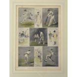 The Surrey v Oxford University Cricket Match At The Oval 24, 25, 26 June Cricket Print the
