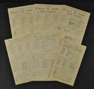 1921 Australia Tour to England Cricket Scorecard Selection includes M.C.C. v Australians May 21,