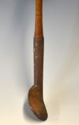 A Patrick by Anderson Anstruther Track Iron c.1870 with a 5" flattened above the head hosel, with