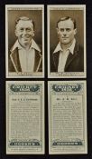 1926 Ogden's Cricket Cigarette Cards a set of 50 cards, 'Cricket 1926', with England and Australia