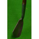 Rare Spalding mashie c.1913 with patent to surface face angles