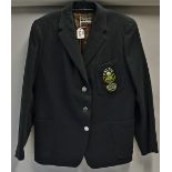 Celtic Blazer with embroidered badges depicting Scottish Cup Wins, League Wins and European Cup