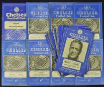 Selection of Chelsea home programmes to include 1949/1950 Everton, Birmingham City 1951/1952 (12),