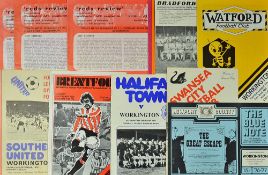 Final league season Workington 1976/1977 homes v Rochdale, Aldershot (postponed), Exeter City and