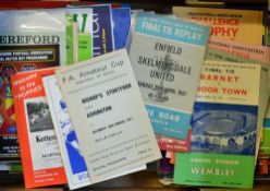 Selection of Non-League and amateur club big match programmes to include FA Amateur Cup Finals, FA