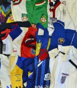 Assorted Football Shirt Selection includes a mix of Shrewsbury Town, England (plus training Top),