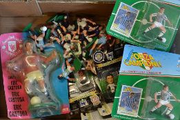 Selection of Tonka Corp Football Figures various players (14) mostly loose, plus Corinthian