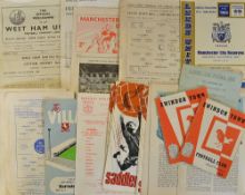 Collection of 1960s Onwards reserve team football programmes to include 1966/7 Arsenal v Bristol