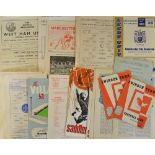 Collection of 1960s Onwards reserve team football programmes to include 1966/7 Arsenal v Bristol