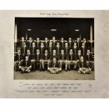 1962 British Rugby League Tour to Australia official team photograph - issued to Derek Turner (