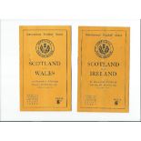 2x 1953 Scotland rugby programmes to incl v Wales 7/2/53 (Runners Up) and v Ireland 28/2/53 - some