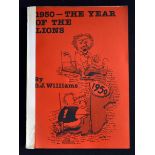 Scarce 1950 British Lions Signed Book titled " 1950 - The Year of the Lions" by D.J Williams large