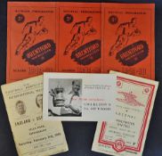 1940s football programme selection to include 1945 England v Scotland (poor), 1948 Arsenal v