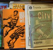 Collection of football programmes from 1950's onwards, good selection of clubs, interesting