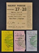 1954/5 Everton v Liverpool/Lincoln City FA Cup Football Match Ticket Stub together with 1955/6