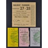 1954/5 Everton v Liverpool/Lincoln City FA Cup Football Match Ticket Stub together with 1955/6