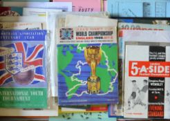 Assorted collection of Football Handbooks/Programmes/Magazines all football related and worth