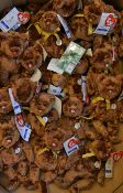 2002 World Cup Collection of Official Ty Champion Beanie Baby Teddies each representing a