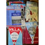 Collection of 1960s Onwards Aston Villa Football Programmes mainly homes includes 1948/49 Bolton