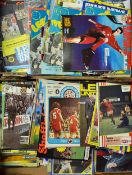 Comprehensive collection of Leeds United football programmes mainly from 1970's onwards, a vast