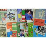 Collection of International Football Match Programmes with a good content of Wales plus some foreign