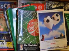 Collection of League Cup Final programmes (Coca Cola, Rumbelows, etc.) to also include semi-final