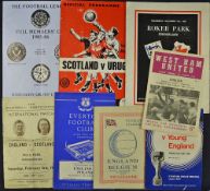 Selection of 1945 onwards Football programmes to include 1945 England v Scotland, 1950 England v
