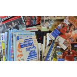 Mixed 1980s Selection of Football Programmes with teams including Everton, Shrewsbury Town,