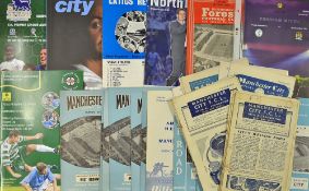 Collection of Manchester City football programmes mainly homes to include 1945/1946 Chesterfield,