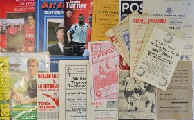 Assorted 1960s onwards Charity/Testimonial football programmes with interesting fixtures, worth a