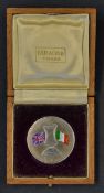 1972 Anglo-Italiano Competition Football Medal stamped 935 to the front, depicts the British and