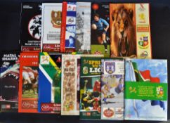 1997 British Lions triumphant rugby tour to South Africa complete collection of programmes- to