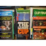 Collection of Football League Cup final match programmes from 1969 to 2007 not a continuous run