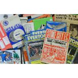 Assorted 1970s Football Programme Selection with teams including Everton, Stoke City, Bolton