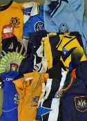 Assorted Football Shirt Selection includes Newcastle United, Everton, Aston Villa, some T-Shirts,