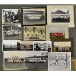 Interesting collection of 1970/1980's rugby team photographs to incl 1982 England (v Wales), 1978