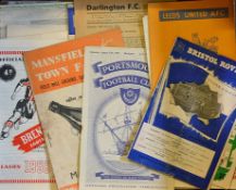 Collection of 1950's football programmes with a good variety of clubs/fixtures, needs sorting to