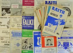 Scottish Football Programme Selection to include a good variety of clubs from the 1960s such as