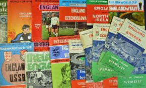 Collection of 1956 Onwards England International Football Programmes homes, worth a good sort,